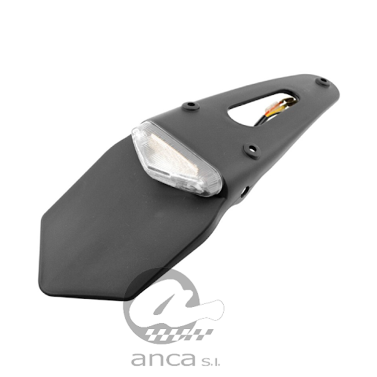 PILOTO TRASERO V PARTS MATRICULA CON GUARDABARROS TRANSPARENTE